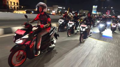 100 Bikers Ramaikan Vario Street Nation 2026, Kampanyekan #Cari_Aman di Pekanbaru