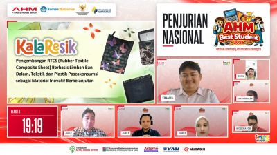 AHM Best Student 2026 Cetak Inovator Muda, Biodeterjen Ramah Lingkungan Raih Gold