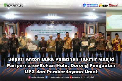 Bupati Anton Tekankan Profesionalisme Takmir dan Penguatan UPZ di Masjid Paripurna