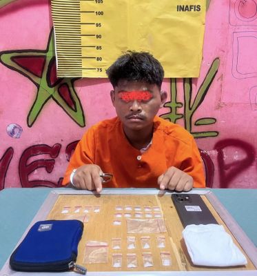 Di Jalur Lintas, Pengedar Sabu 23 Paket Tumbang Dini Hari di Tangan Polisi