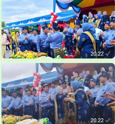 Diguyur Hujan Lebat, HUT ke-27 Rohul Tetap Khidmat, Anton: Pertumbuhan Ekonomi Capai 6,79 Persen
