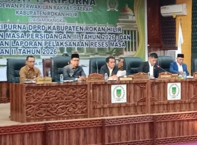 DPRD Rohil Gelar Rapat Paripurna Dalam Rangka Masa Persidangan III 2026
