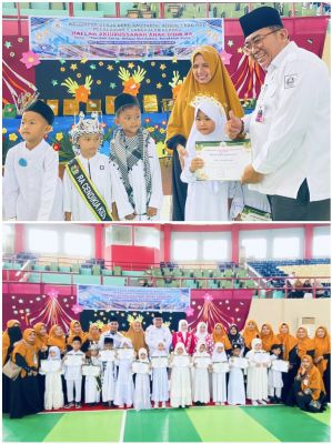 Haflah Akhirussunah Siswa RA di KKG RA Pelalawan 1 Berlangsung Meriah