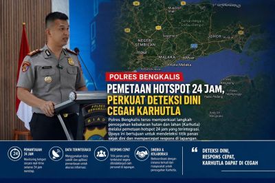 Hanya Tersisa Satu Titik Kategori Medium di Rupat, Hotspot Karhutla di Bengkalis Terus Menurun