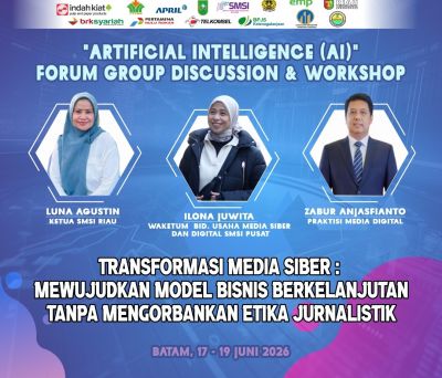 Kupas Peluang Bisnis Era New Media SMSI Riau Berangkatkan 31 Pengurus ke Batam