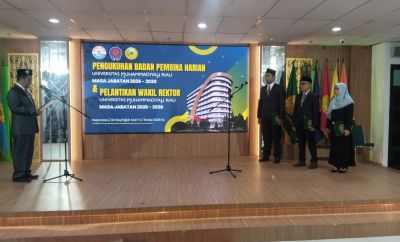 Lantik Para Wakil Rektor Periode 2026-2028, Saidul Amin Ingatkan Tugas Berat Menanti