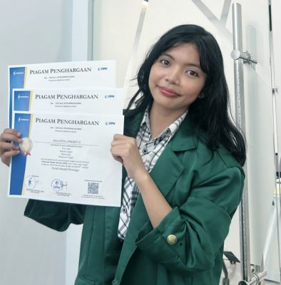 Mahasiswa FIKOM UMRI Callista Larasati Sabet Tiga Medali di OPN 2026