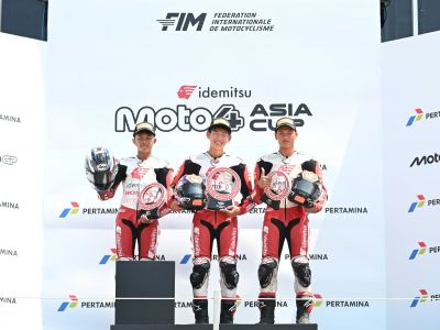 Melesat di Mandalika, Bintang dan Resky Rebut Podium Moto4 Asia Cup 2026