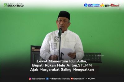 Momentum Idul Adha, Bupati Anto Ajak Masyarakat Saling Menguatkan