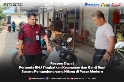 Perumda RHJ Tingkatkan Keamanan dan Ganti Rugi Barang Pengunjung yang Hilang di Pasar Modern