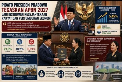 Pidato Presiden Prabowo Tegaskan APBN 2027 Jadi Instrumen Kesejahteraan Rakyat dan Pertumbuhan Ekonomi
