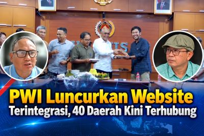 PWI Luncurkan Website Terintegrasi, 40 Daerah Kini Terhubung