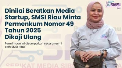 SMSI Riau Minta Permenkum Nomor 49 Tahun 2025 Dikaji Ulang