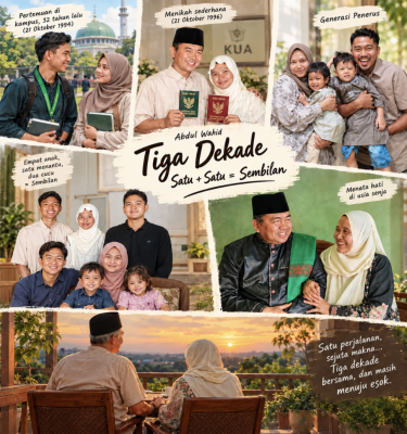 Tiga Dekade : Satu + Satu = Sembilan 