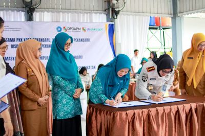 Tiga Kerjasama Sekaligus Ditandatangani antara Pemko dengan Lapas Perempuan Kelas IIA Pekanbaru