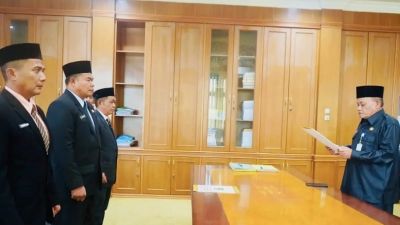 Wakili Bupati Rohul Anton,! Pj Sekda Rohul Yusmar  Pimpin Pelantikan 3 Pejabat Eselon 