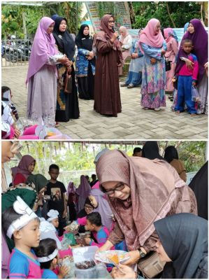 Wujudkan Pendidikan Inklusi, Ketua DWP Kemenag Pelalawan, Kunjungi RA Cendikia Kids